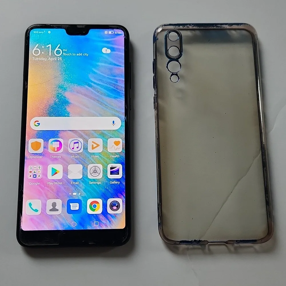 Used Android phone cellphone smartphone Huawei P20 Pro CLT-L29 6/128 OLED